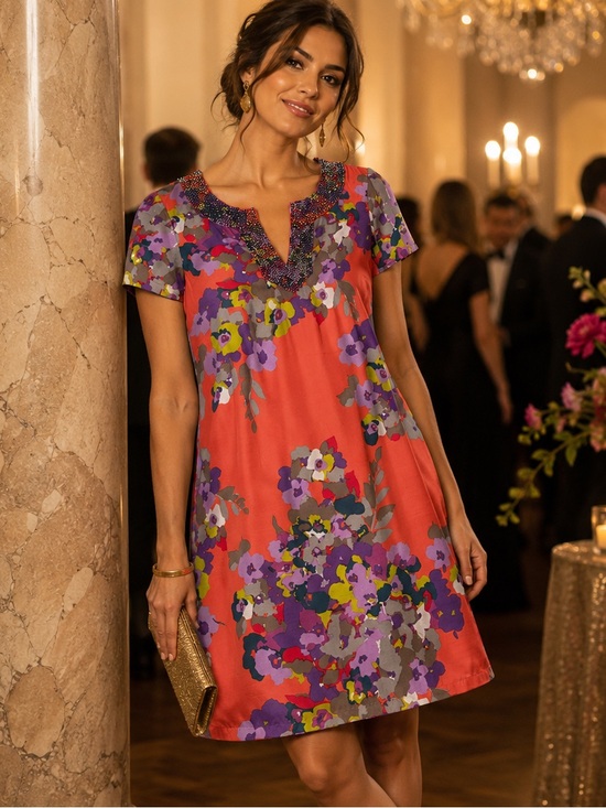 Boden Dresses & Skirts - BODEN silk blend floral dress, US 6.